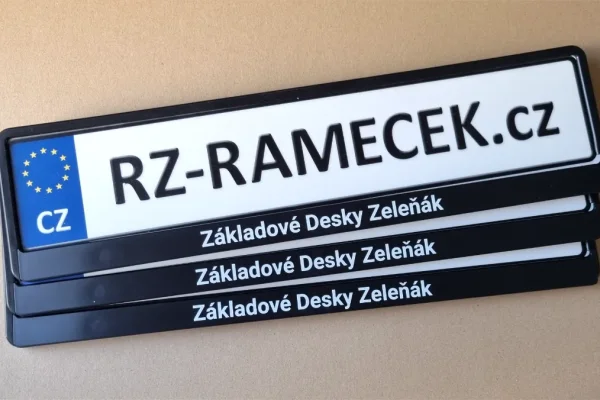 Ukázka realizací značení vlastním textem (samostatná on-line objednávka)