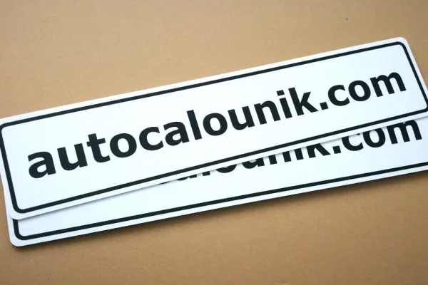 Ukázka realizací značení vlastním textem (samostatná on-line objednávka)