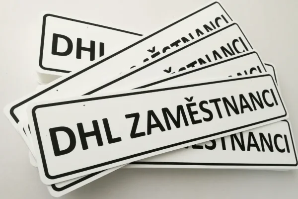 Ukázka realizací značení vlastním textem (samostatná on-line objednávka)