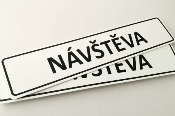 Ukázka realizací značení vlastním textem (samostatná on-line objednávka)